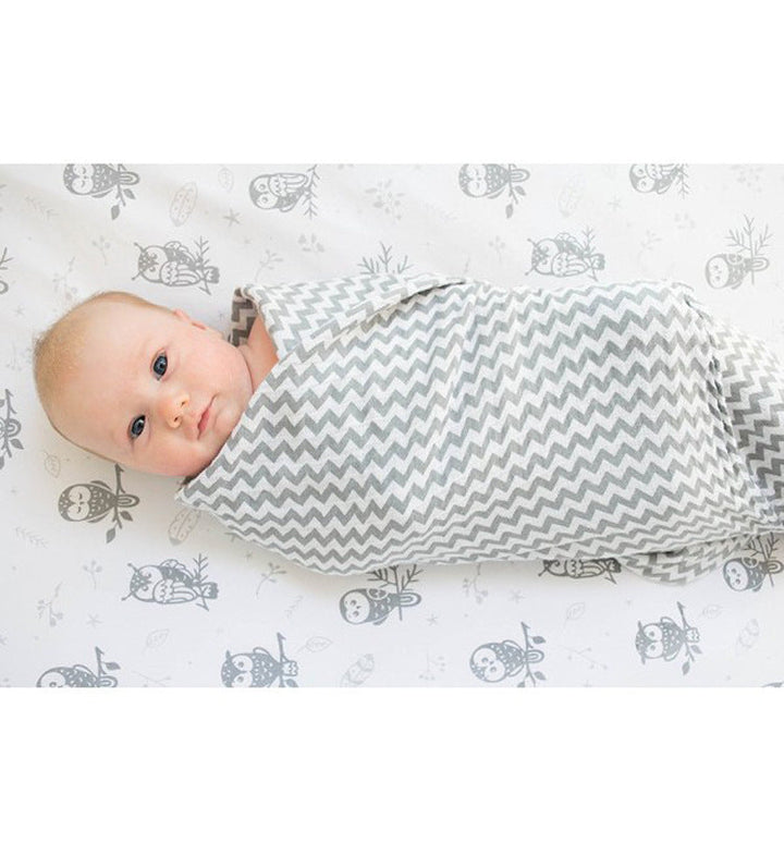 Cute Patterned Muslin Swaddle Blanket kalsten
