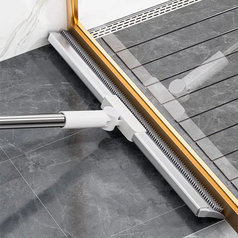 Floor wiper with rubber lip & TPE bristles | Kalsten