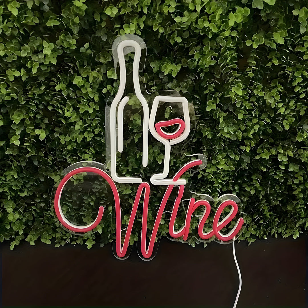 WineAura Light - Neon Wine Glass LED Party Light | Kalsten
