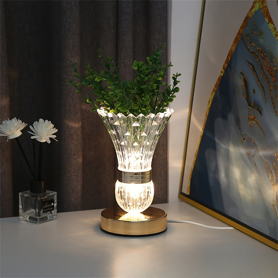 VaseLight - LED Crystal Table Lamp with Dimmable Atmosphere Kalsten