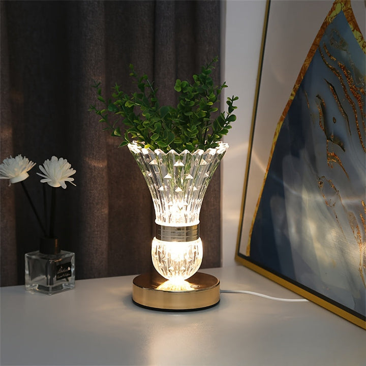 VaseLight - LED Crystal Table Lamp with Dimmable Atmosphere Kalsten