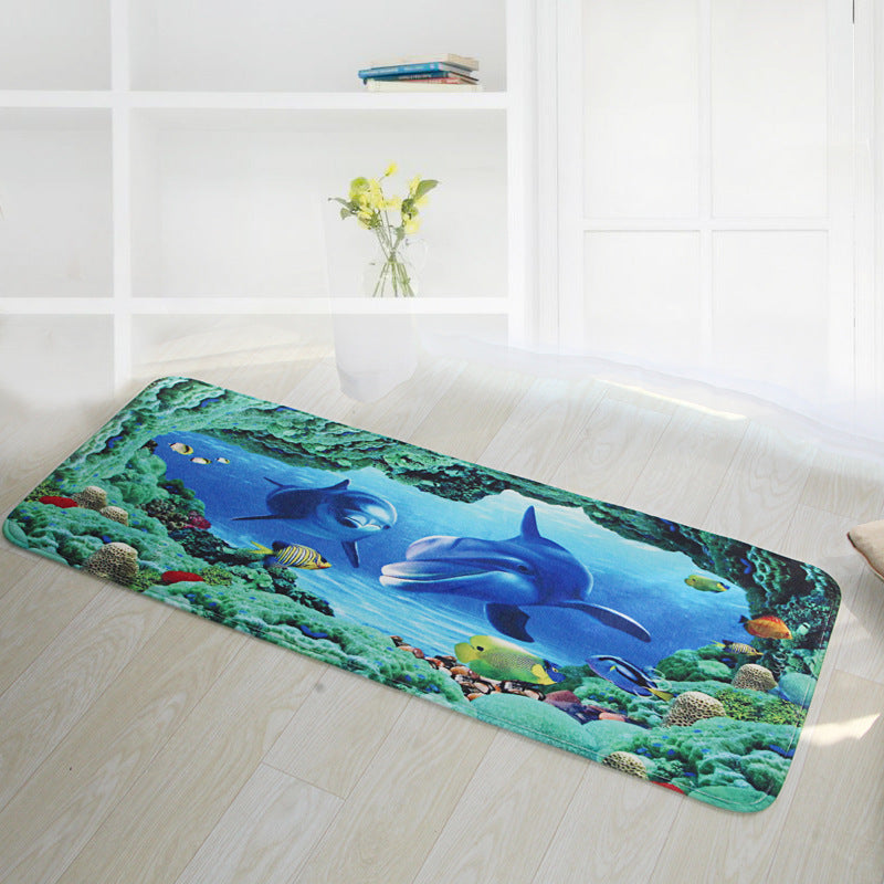 Marine Life Bath Mat Kalsten
