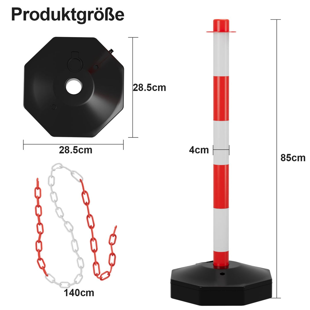 Barrier post chain post with chain length 1.4 m | Kalsten