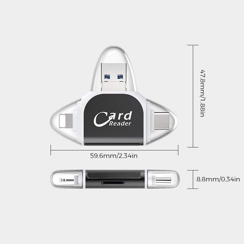 Universal 4-in-1 Sd Tf Card Reader | Kalsten