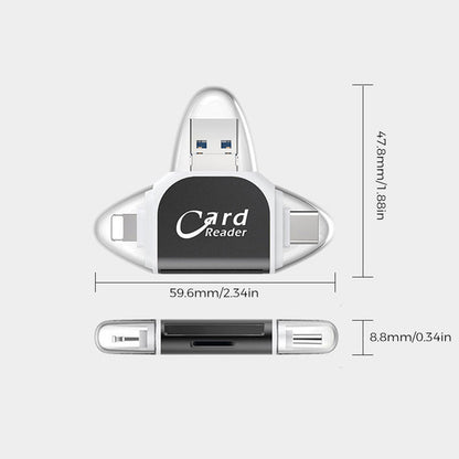 Skanto | 4-in-1 Universal SD TF Card Reader
