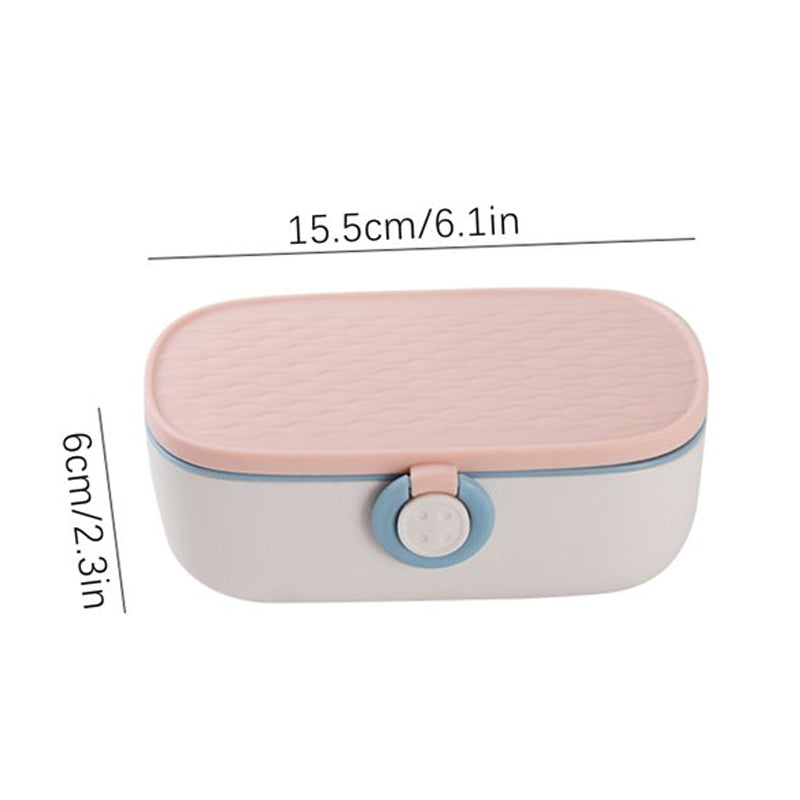 Brehn-in-One sewing box with button and thimble
