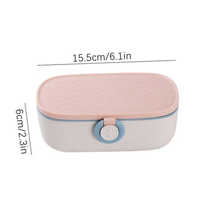 Brehn-in-One sewing box with button and thimble