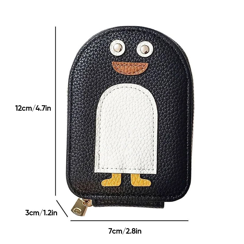 PU wallet for credit card and cute penguins | Kalsten