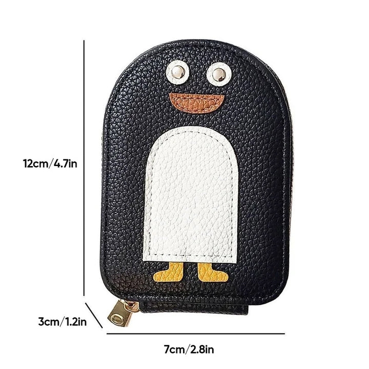 PU wallet for credit card and cute penguins | Kalsten