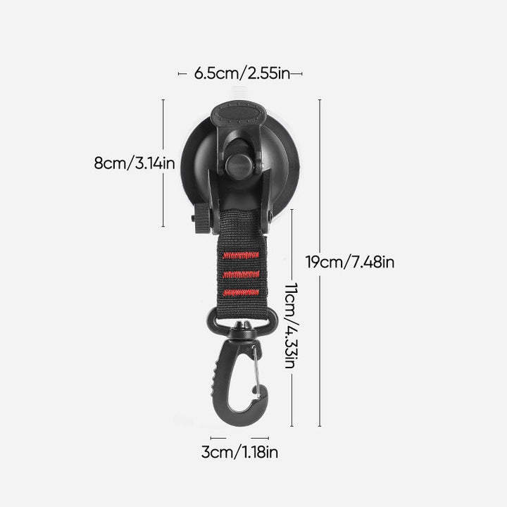 Robust Vacuum Suction Cup with Hook | Kalsten
