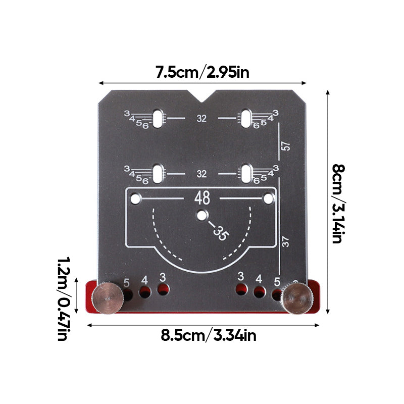35 mm Hinge Punch Locator | Kalsten