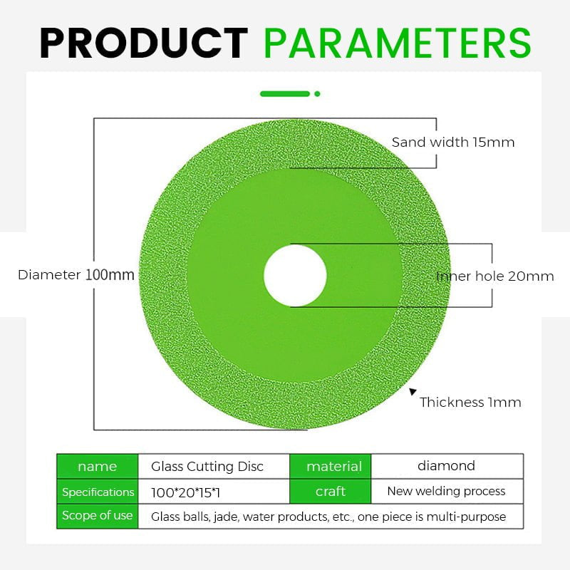 Glass dividing disc | Kalsten