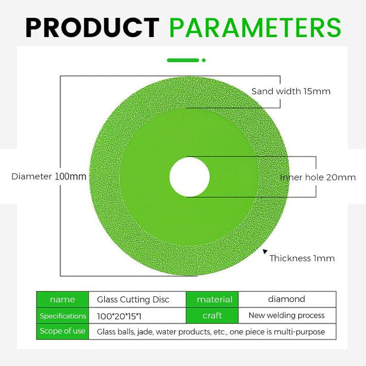 Glass dividing disc | Kalsten