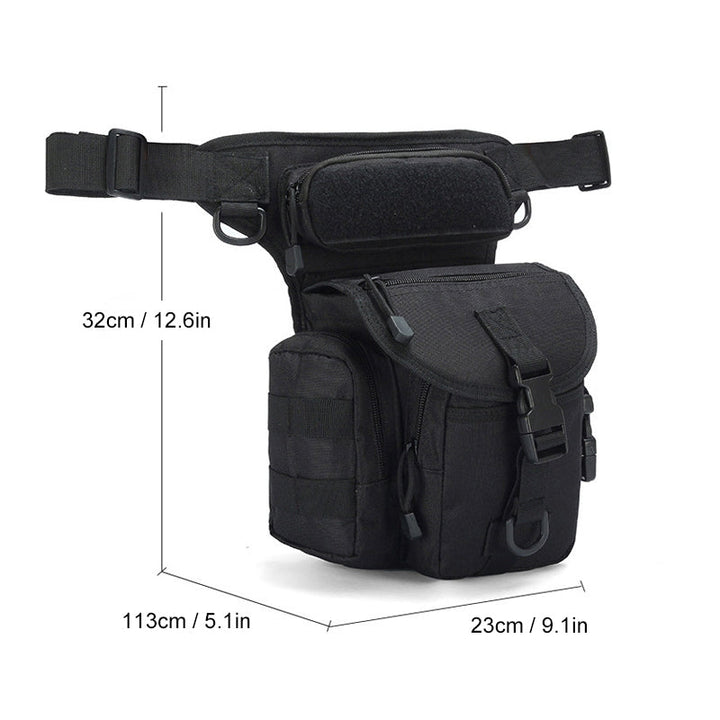 Kalsten | Nylon Waterproof Men Tactical Waist Pack Leg Travel Belt Bag