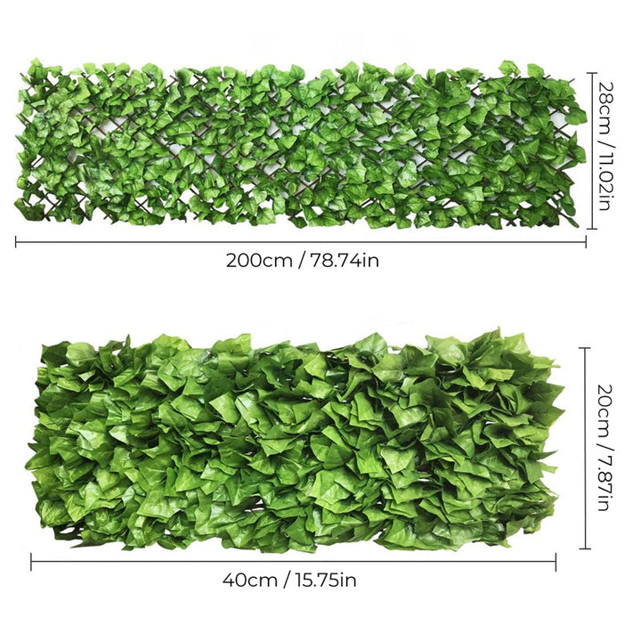 Expandable Faux Privacy Fence | Kalsten