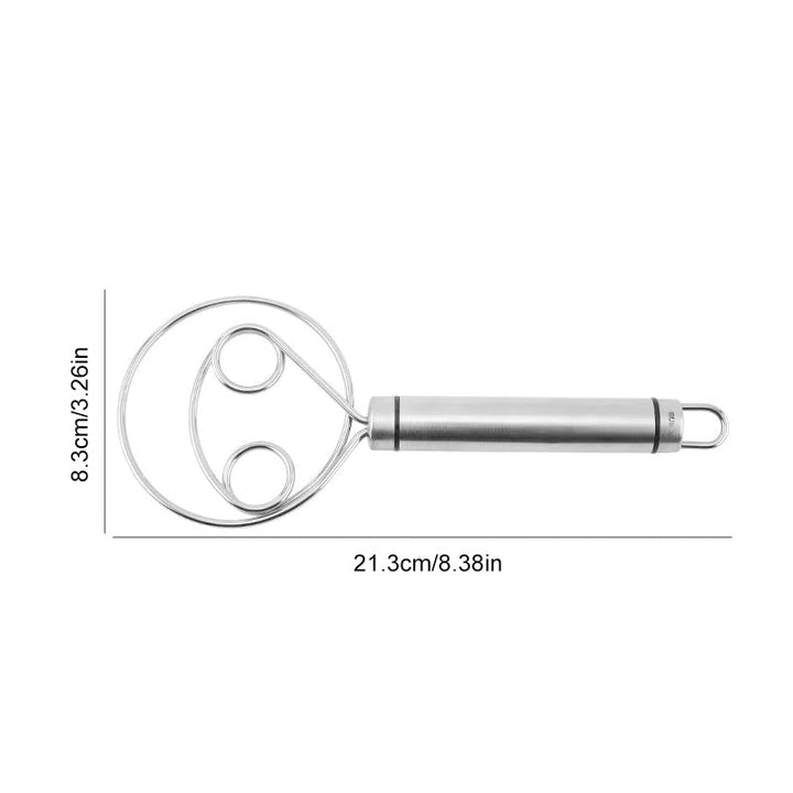 Magic dough whisk in stainless steel | Kalsten