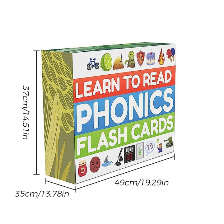 Kalsten | Phonics Flashcards - Learning to read in 20 steps - Digraphs CVC mixtures long vowel sounds