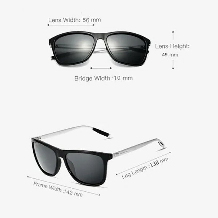 Kalsten | Polarized Sunglasses with Aluminum-Magnesium Frame