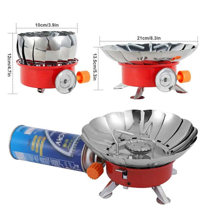Skanto | Portable Stainless Steel Gas Stove for Outdoor Camping