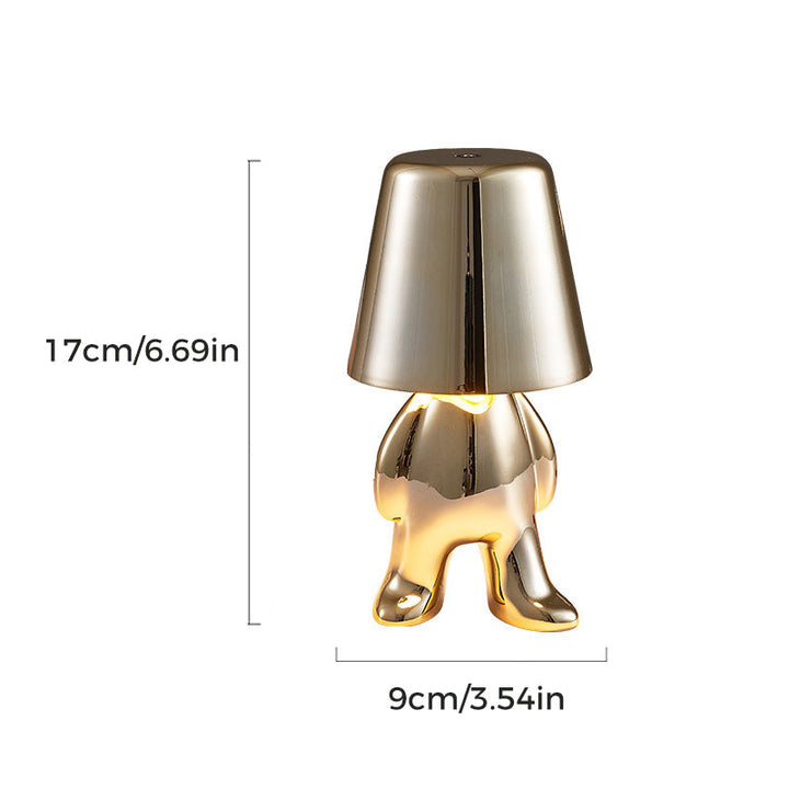 Thinker Little Golden Man Table Lamp | Kalsten
