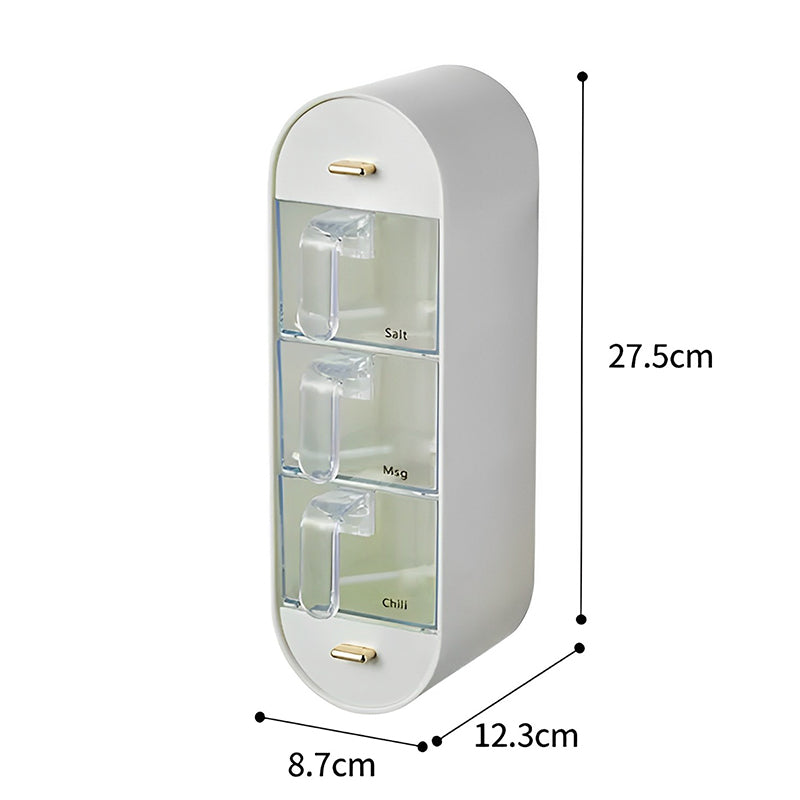 Space-saving spice jar for wall mounting | Kalsten
