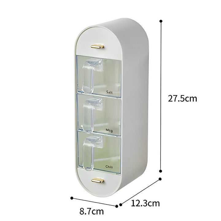 Space-saving spice jar for wall mounting | Kalsten