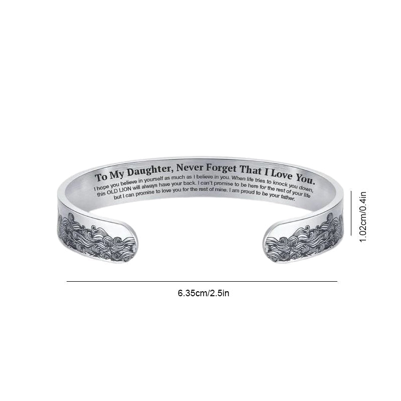Kalsten | To My Daughter Proud of You Love Dad Bracelet