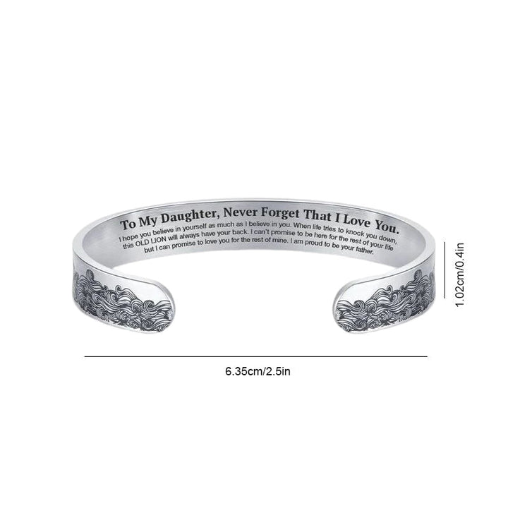Kalsten | To My Daughter Proud of You Love Dad Bracelet