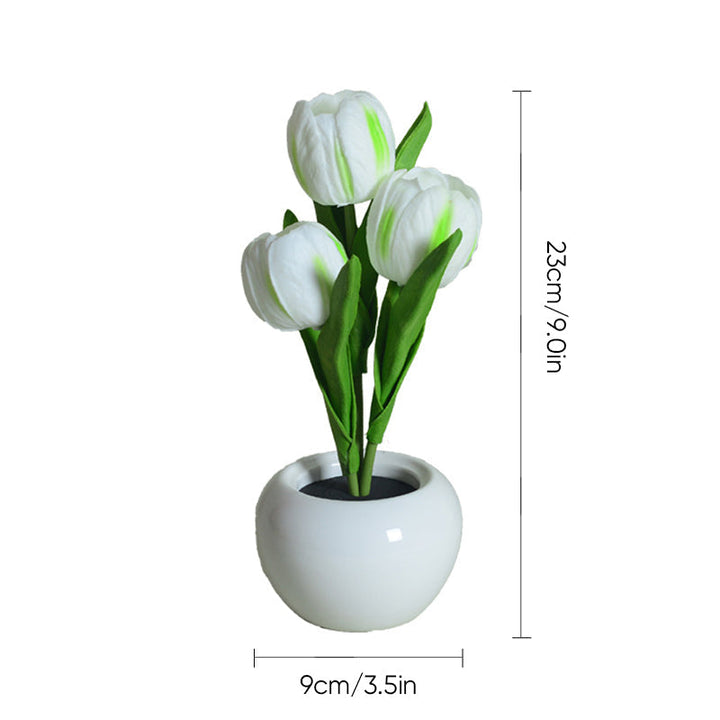 LED Tulip Nightstand Lamp Flower Table Lamp | Kalsten