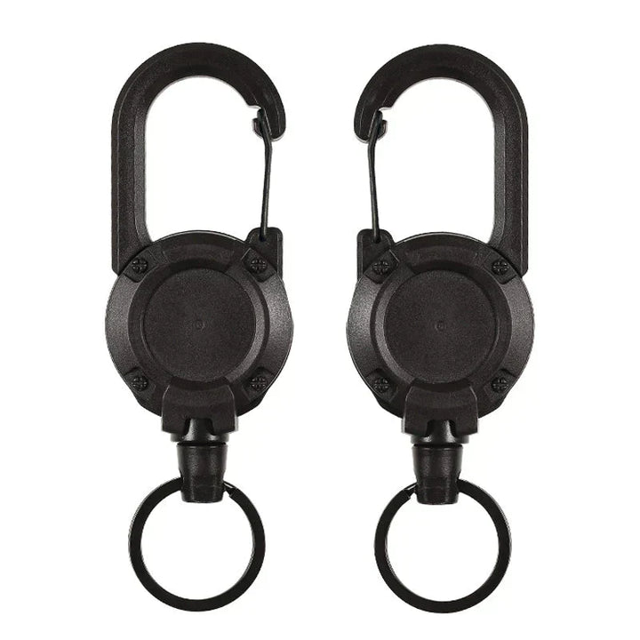 Automatic retractable key holder made of wire rope for outdoor use | Kalsten