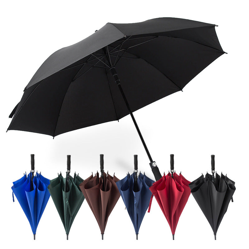 Unisex large umbrella with double protective canopy Kalsten