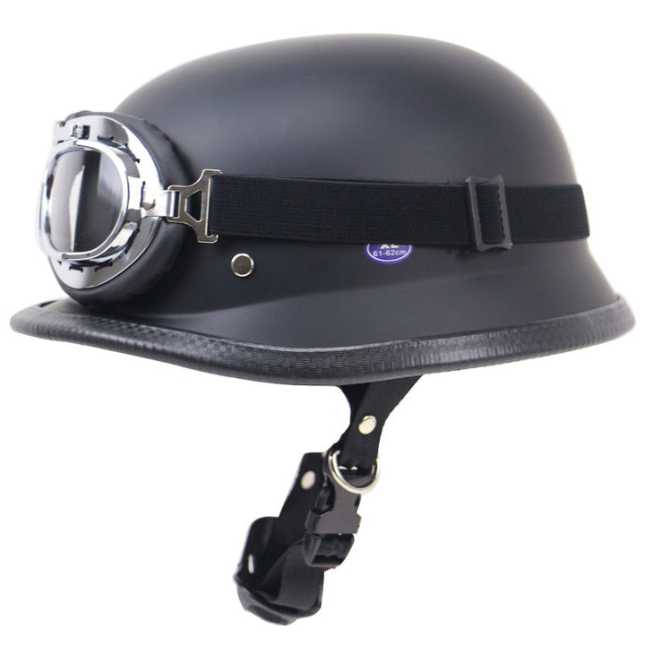 Retro Half-Helmet Motorcycle Protection with Goggles Kalsten