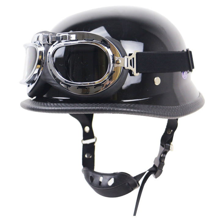 Retro Half-Helmet Motorcycle Protection with Goggles Kalsten