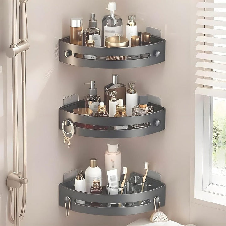 No-Drill Triangle Shower Shelf | Kalsten