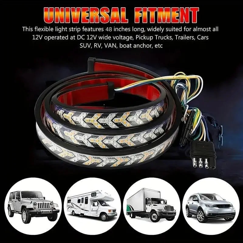 Kalsten | 48-inch two-color LED tail light strip – Bright vehicle signal light