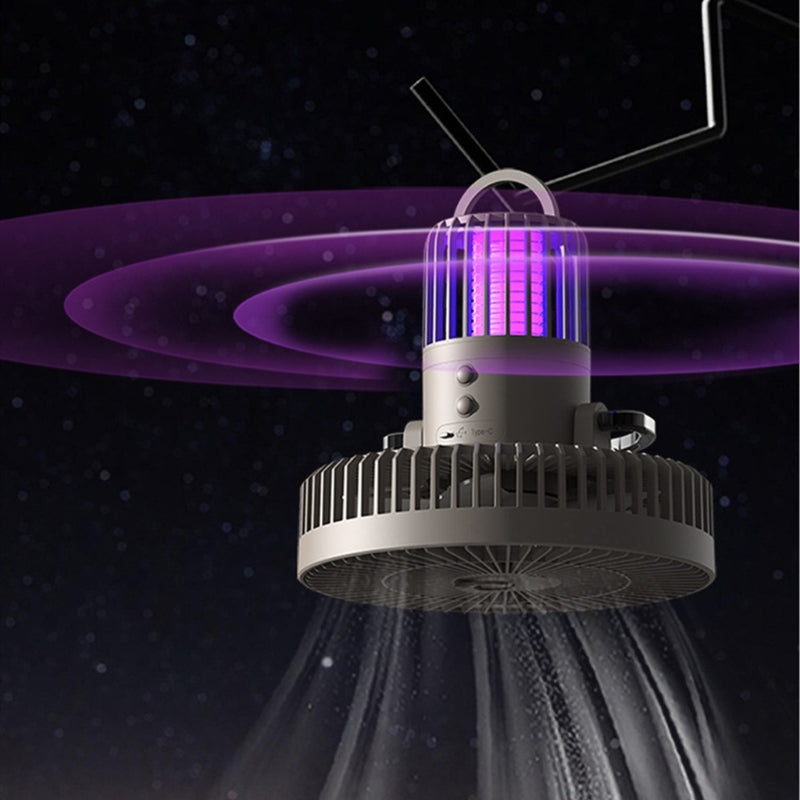 Portable Outdoor Mood Light Rechargeable Fan | Kalsten