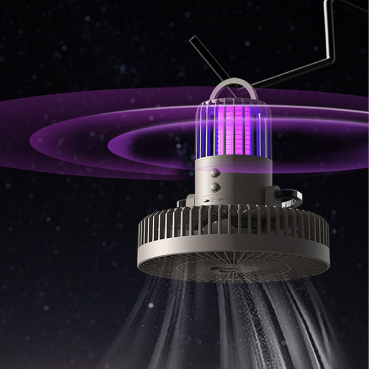 Portable Outdoor Mood Light Rechargeable Fan | Kalsten