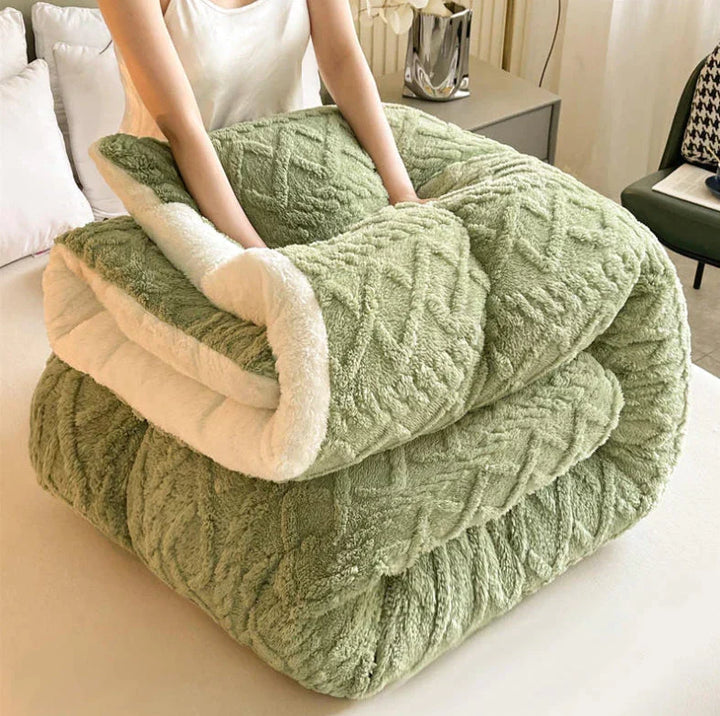 SereneSleep Winter Duvet Cover - Luxury Cashmere Fleece Duvet for Ultimate Winter Comfort Kalsten