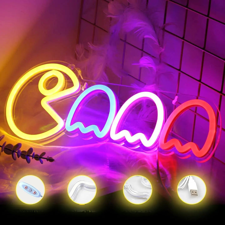 GhostBlaze Neon Lamp - Ghostly Stylish Light | Kalsten