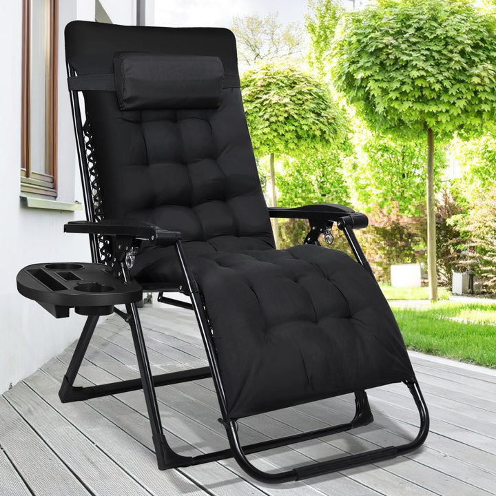 Sun Lounger Folding Deck Chair up to 200kg | Kalsten