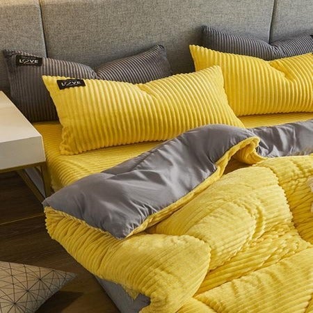 Kalsten | Thickened Corduroy Velvet Bedding Set