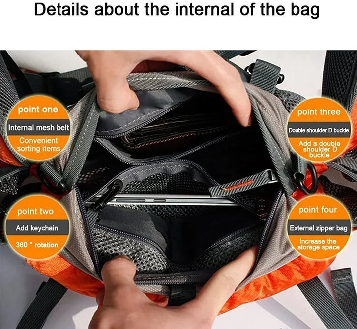 Ultralight multifunctional outdoor waist bag