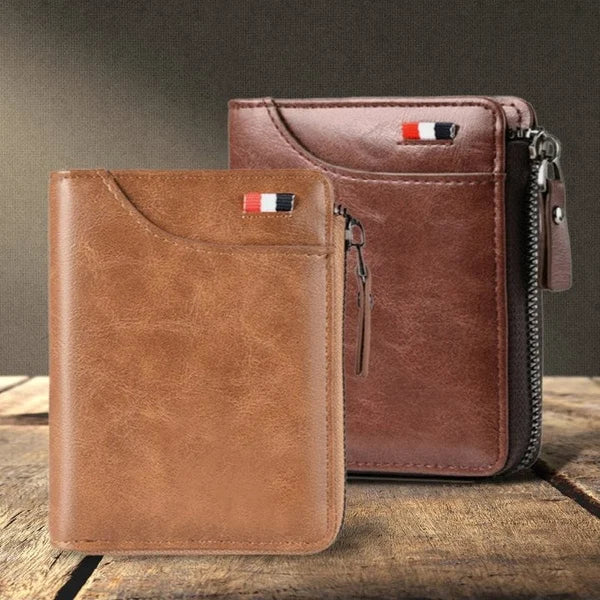 Kalsten | Men's multifunctional RFID-blocking, waterproof and durable PU leather wallet for men