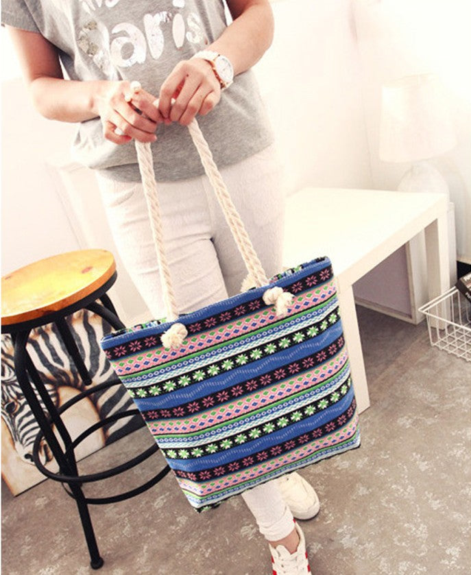 Large Beach Bag Made of Durable Cotton Material Kalsten
