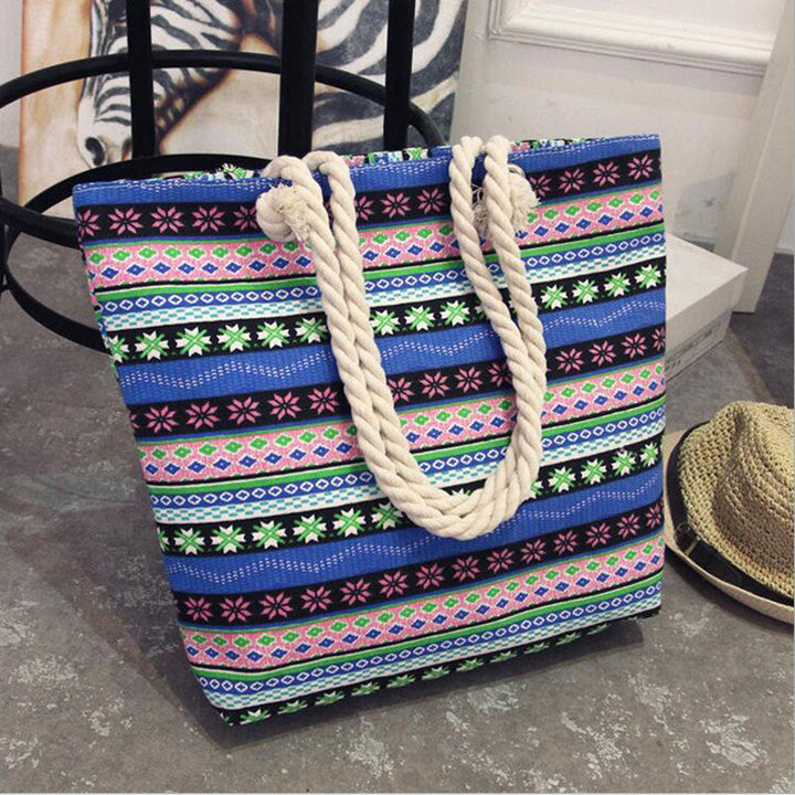 Large Beach Bag Made of Durable Cotton Material Kalsten