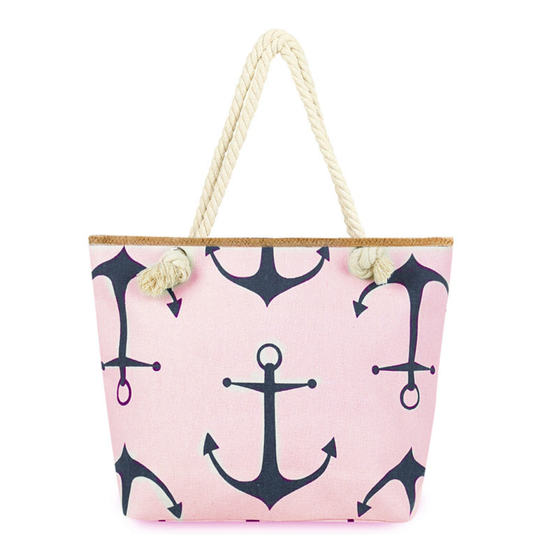 Beach bag with maritime anchor design Kalsten