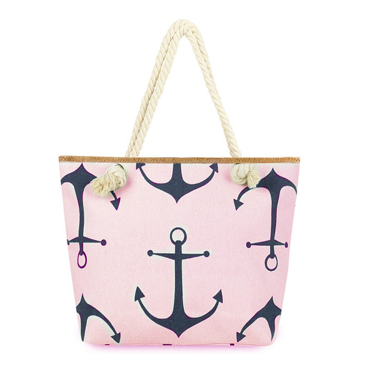 Beach bag with maritime anchor design Kalsten