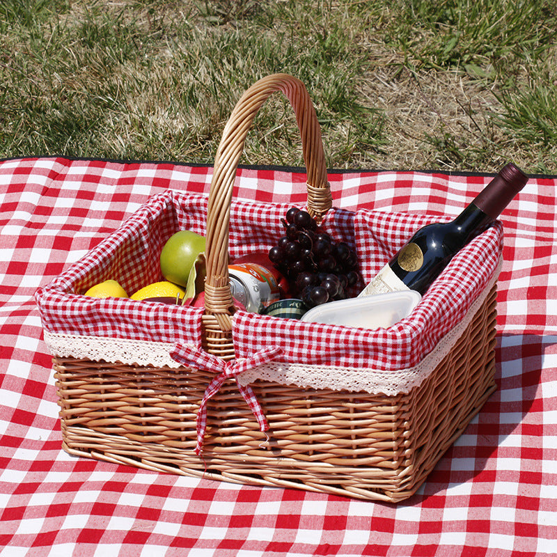 Women’s storage basket with decorative elements Kalsten