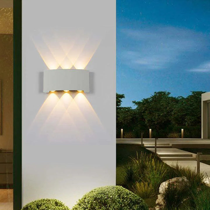 Modern White Waterproof LED Wall Lamp Kalsten