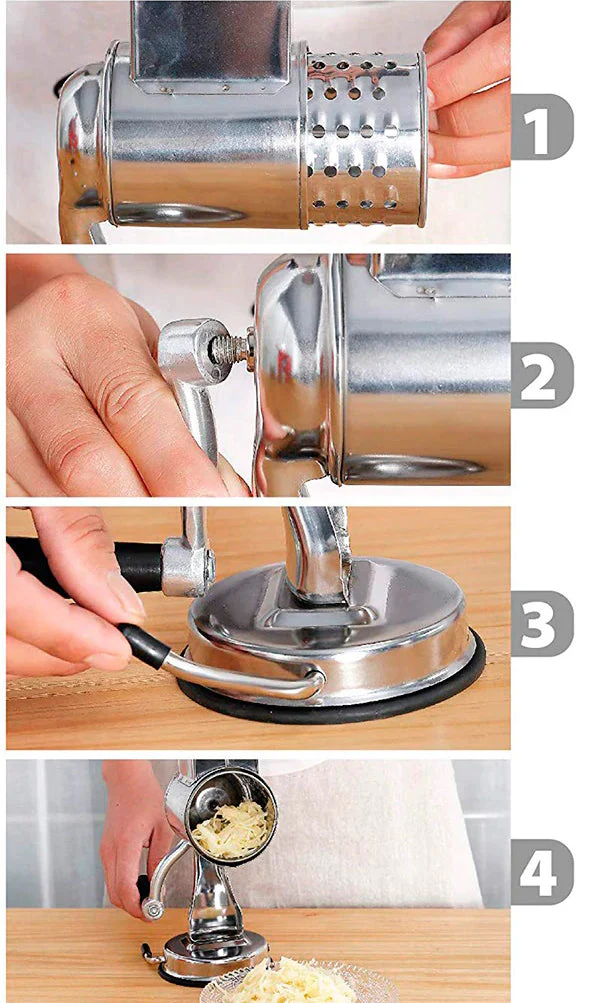Kalsten | Multi-Functional Kitchen Rotary Food Grater Slicer